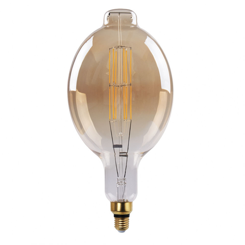 Abrila Vintage Deco Gran tamaño - Bombilla LED E27 8 W