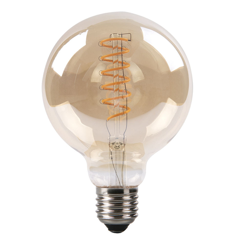 Abrila Vintage Deco Globo - Bombilla LED E27 4 W 2200K