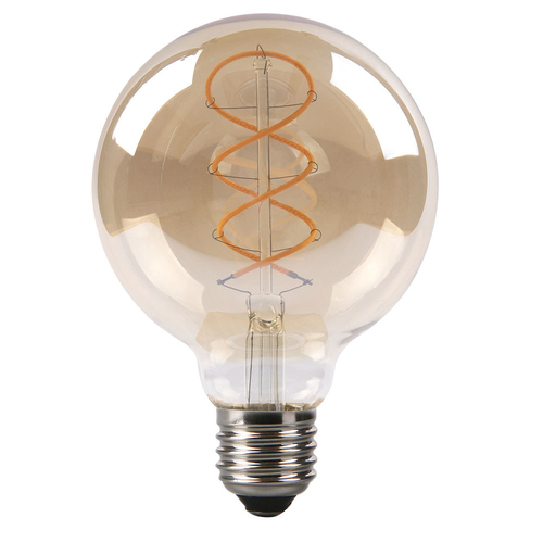 Abrila Vintage Deco Globo - Bombilla LED 4 W 2200K