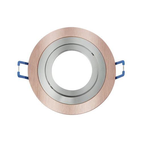 Abrila CENOTE Champagne / Cromo - Empotrable Orientable 2x9,2x9,2 Cm