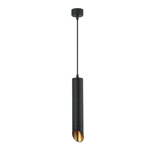 Abrila NAKHON Negro / Oro - Colgante Moderno 1xGU10