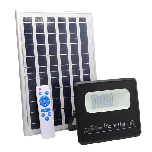 Abrila MALAQUITA Negro - Proyector Led Solar 20 W 6500K