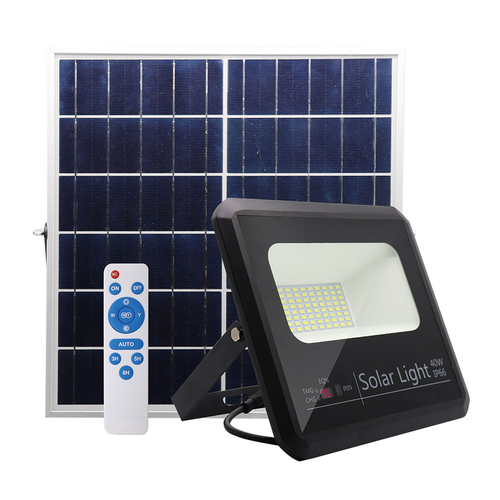 Abrila MALAQUITA Negro - Proyector Led Solar 40 W 6500K