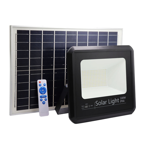 Abrila MALAQUITA Negro - Proyector Led Solar 100 W 6500K