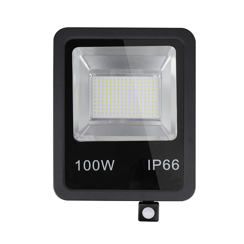 Abrila OLIVINO Negro - Proyector Led Sensor 100 W 6500K