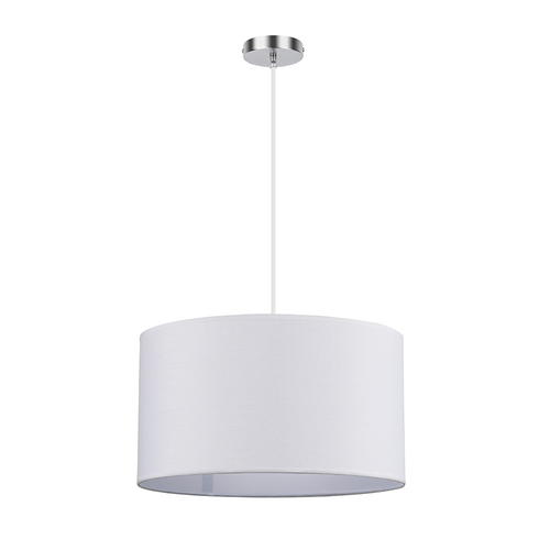 Abrila CHANZA Blanco / Cromo - Colgante Moderno 2xE27 40 cm