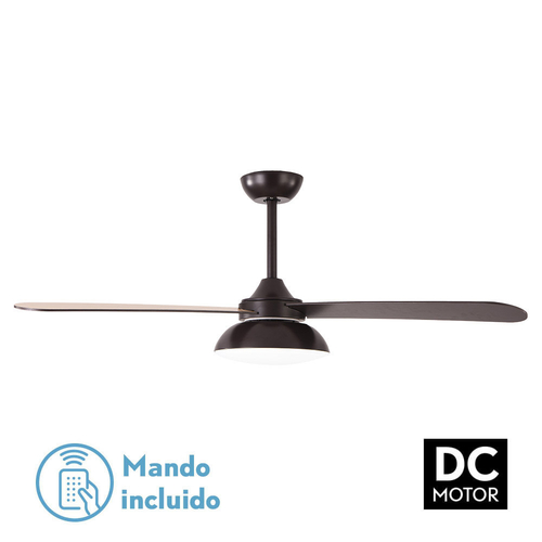 Abrila UMI Marrón / Haya- Marrón - Ventilador de Techo Aspas Normales 24 W F