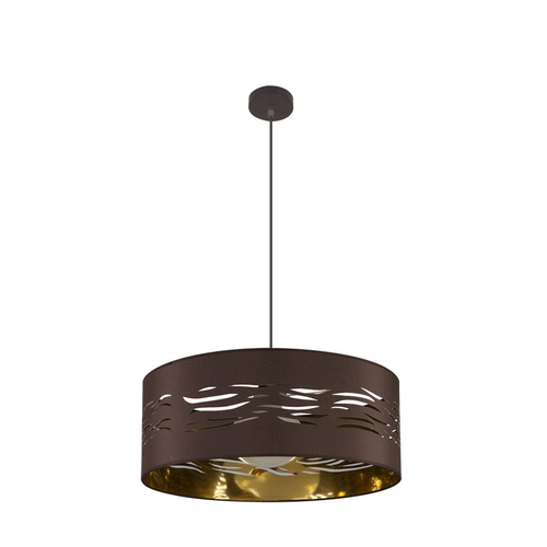 Abrila NIEBLA Marrón/Marrón-Oro - Colgante Moderno 1xE27 50 cm