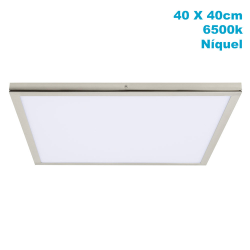 Abrila TIVOLI Níquel - Panel Superficie 36 W 6500K