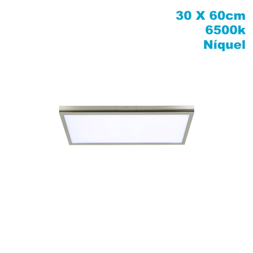 Abrila TIVOLI Níquel - Panel Superficie 36 W 3060LM