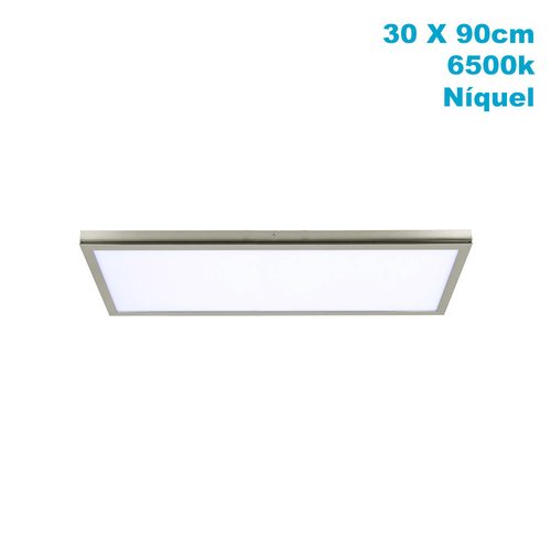 Abrila TIVOLI Níquel - Panel Superficie 72 W 6500K 6120LM