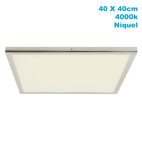 Abrila TIVOLI Níquel - Panel Superficie 36 W 4000K