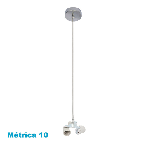 Abrila CARA Cromo - Accesorio Colgante 3xE27