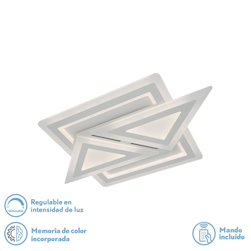 Abrila ATRIA Blanco - Plafón Moderno 130W