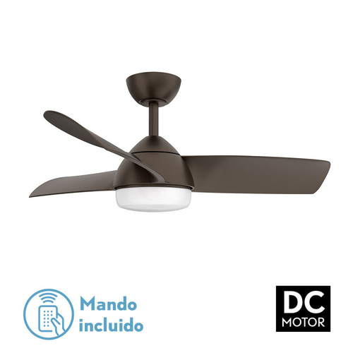 Abrila HAUR Marrón - Ventilador de Techo Aspas Normales 24 W F