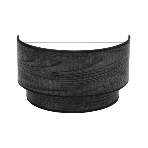 Abrila SMILE Madera Negra - Aplique Moderno 1xE27