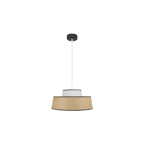 Abrila JIA Natural/Blanco - Colgante Moderno 1xE27 40 cm