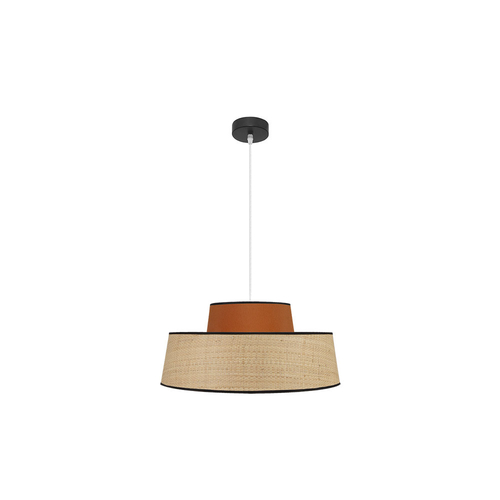 Abrila JIA Natural/Calabaza - Colgante Moderno 1xE27 50 cm