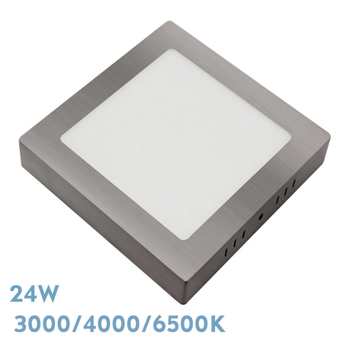 Abrila GABRO Níquel - Downlight Superficie 24 W 3000-4000-6500K