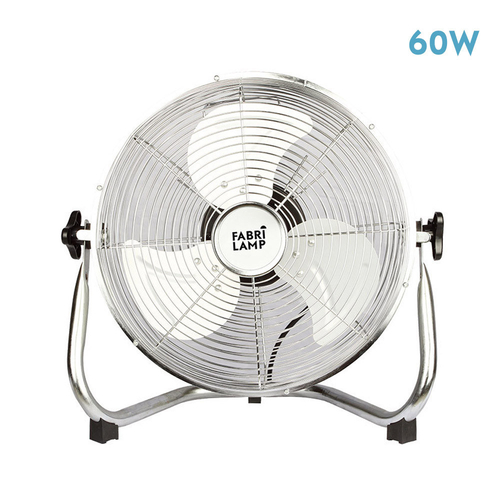 Abrila LIBIS Cromo - Ventilador Industrial 220-240 V 60W