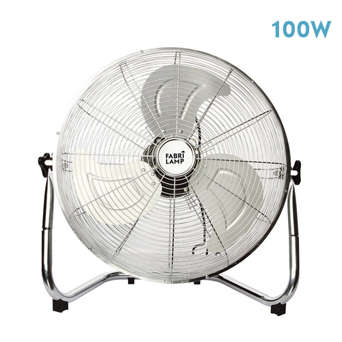 Abrila LIBIS Cromo - Ventilador Industrial 220-240 V 100W