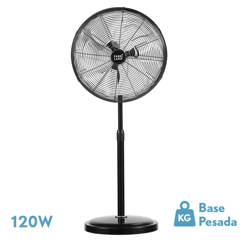 Abrila AFRICO Negro - Ventilador de Pie 220-240 V