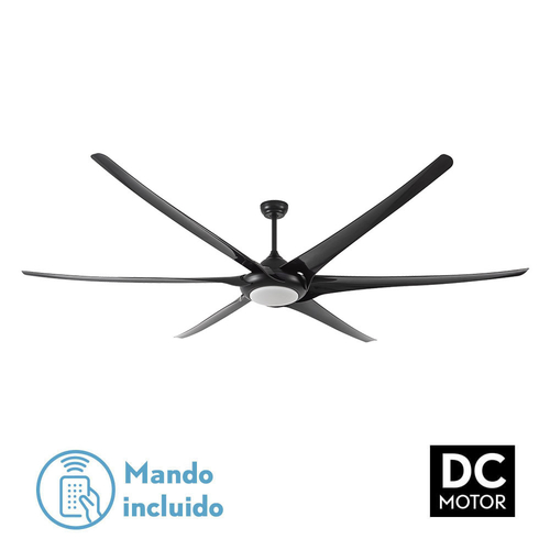 Abrila MONCAYO Negro - Ventilador de Techo Aspas Normales 30 W F