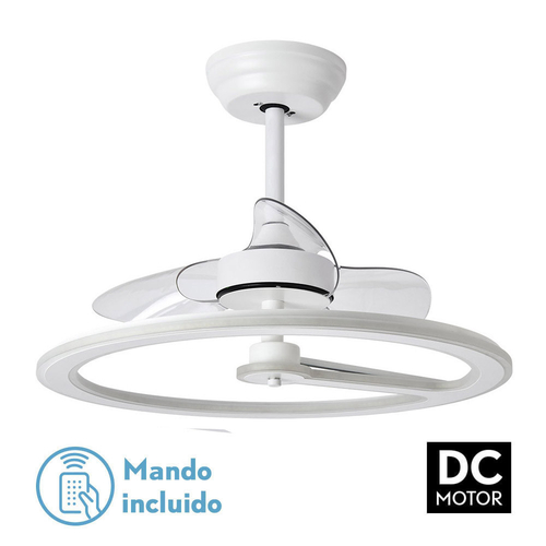 Abrila CHOM Blanco - Ventilador de Techo Plafón 110 W F