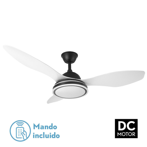 Abrila DATOO Negro/Blanco - Ventilador de Techo Aspas Normales 48 W F