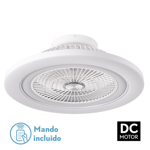 Abrila MATO Blanco - Ventilador de Techo Plafón 72 W F