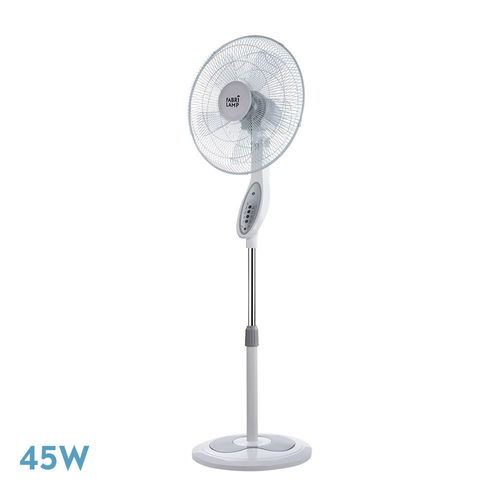 Abrila FLOXO Blanco / Gris - Ventilador de Pie 220-240 V