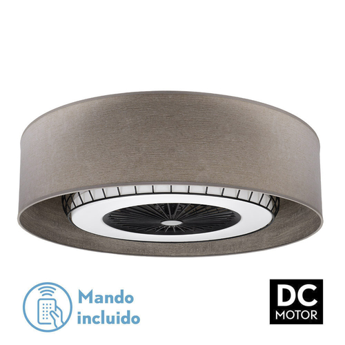 Abrila TANIA Madera Gris - Ventilador de Techo Plafón 72 W F