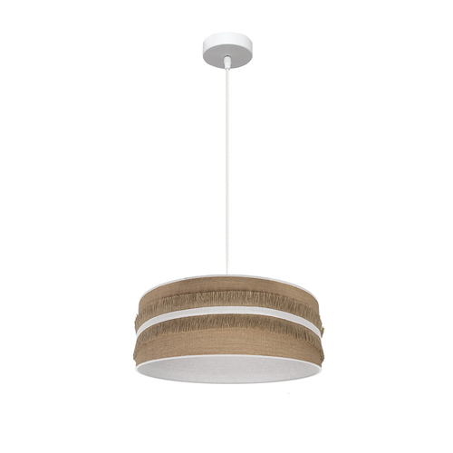Abrila NATALIA Saco/Blanco - Colgante Moderno 1xE27 40 cm