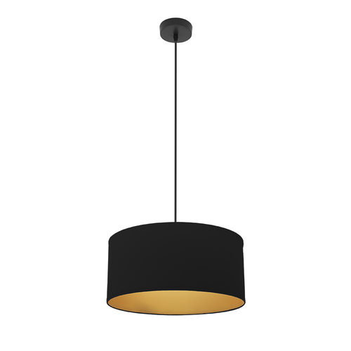 Abrila ANUSKA Negro / Oro - Colgante Moderno 1xE27 40 cm