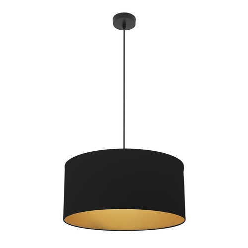 Abrila ANUSKA Negro / Oro - Colgante Moderno 1xE27 50 cm