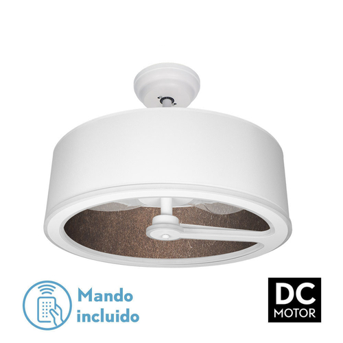 Abrila TATIANA Blanco/Oxido - Ventilador de Techo Plafón 110 W F