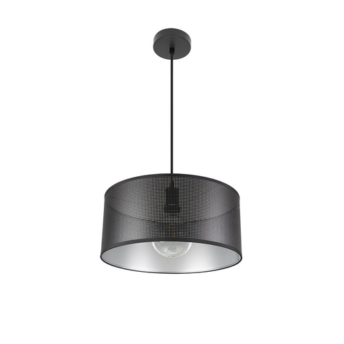 Abrila ANASTASIA Negro / Plata - Colgante Moderno 1xE27 40 cm