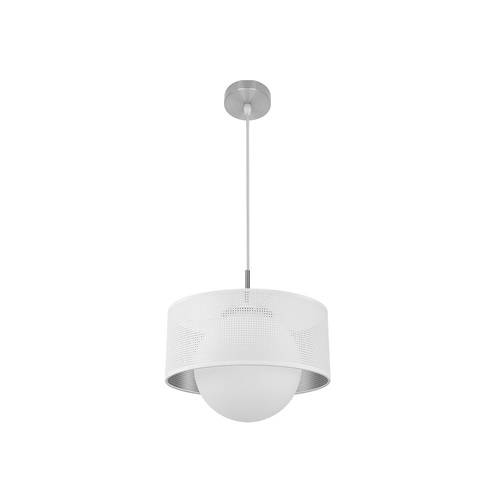 Abrila COSMICO Níquel/Blanco-Plata - Colgante Moderno 1xE27 30 cm