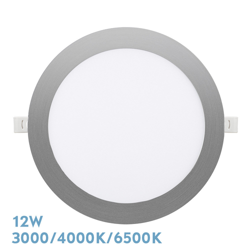 Abrila SILEX Níquel - Downlight Empotrado 12W 3000-4000-6500K