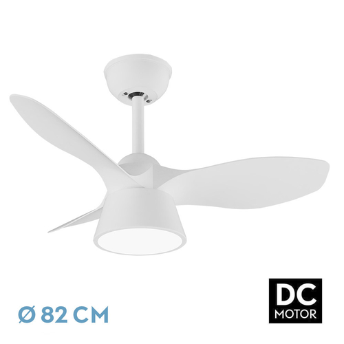 Abrila CUBICO Blanco - Ventilador de Techo Aspas Normales 36 W G