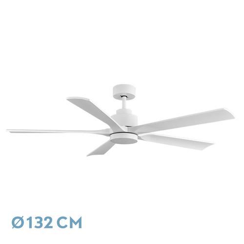 Abrila CAIRO Blanco - Ventilador de Techo Aspas Normales 24 W F