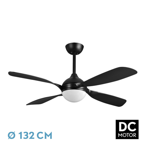 Abrila LIVORNO Negro - Ventilador de Techo Aspas Normales 30 W F