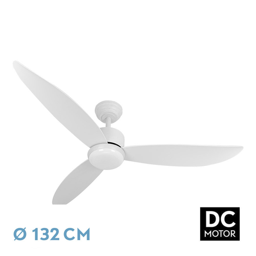 ABRILA GENIL Blanco - Ventilador de Techo Aspas Normales 24 W F
