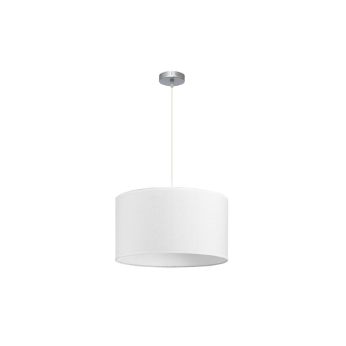 Abrila DORI Níquel / Blanco - Colgante Moderno 1xE27 45 cm