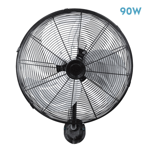 Abrila ARRECIFE Negro / Plata - Ventilador de Pared 90W