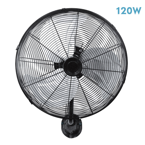 Abrila ARRECIFE Negro / Plata - Ventilador de Pared 120W