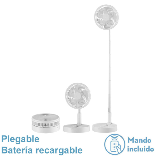 ABRILA GALAN Blanco - Ventilador de Pie 220-240 V
