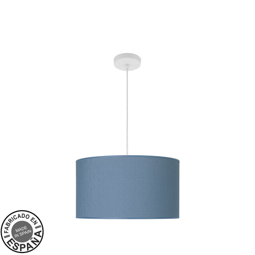 Abrila MODA Blanco / Azul - Colgante Moderno 2xE27 40 cm