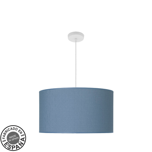 Abrila MODA Blanco / Azul - Colgante Moderno 3xE27 50 cm