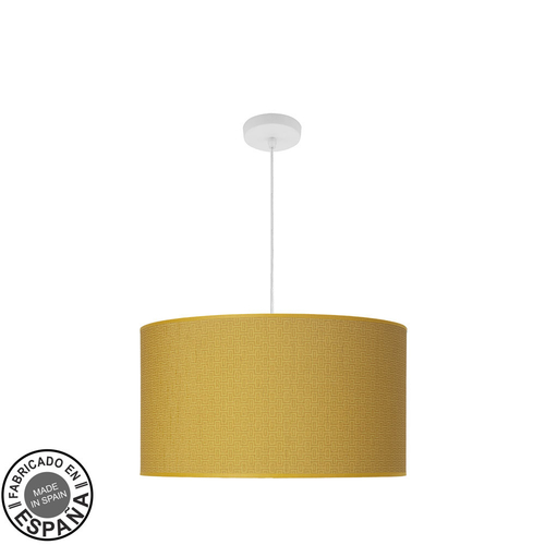 Abrila MODA Blanco/Amarillo - Colgante Moderno 3xE27 50 cm